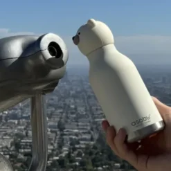 Trinkflasche Bestie Bär 460 ml, Edelstahl doppelwandig