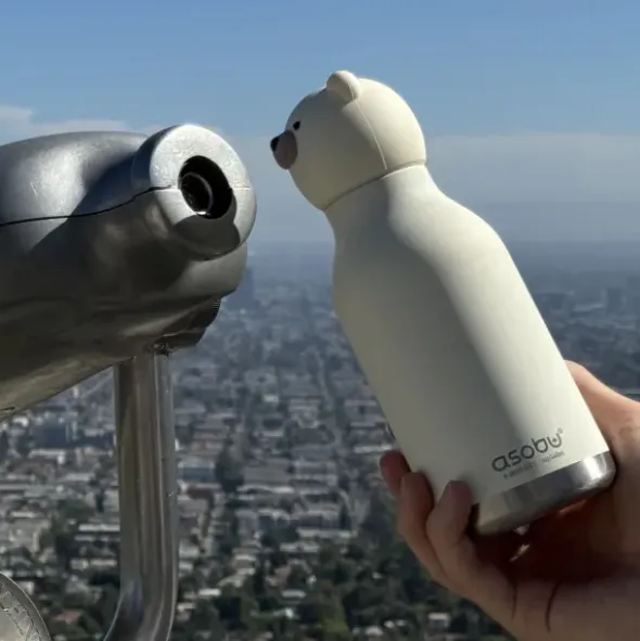 Trinkflasche Bestie Bär 460 ml, Edelstahl doppelwandig