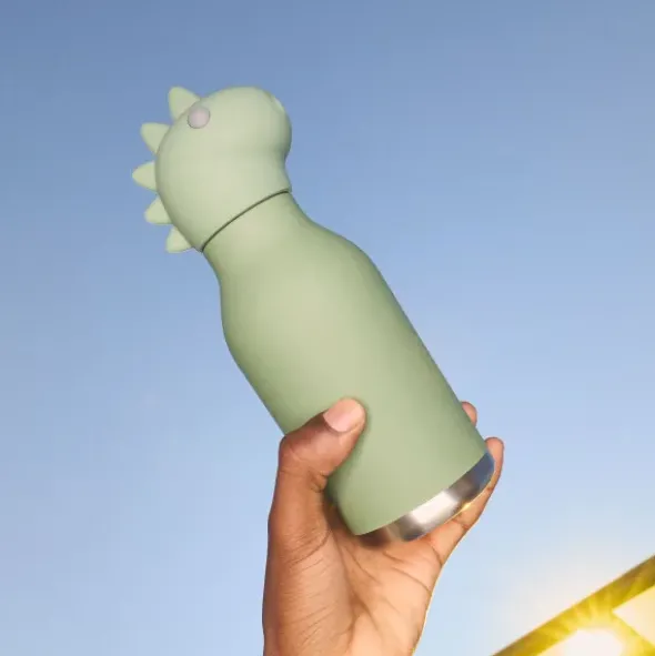Trinkflasche Bestie Dino 460 ml, Edelstahl doppelwandig