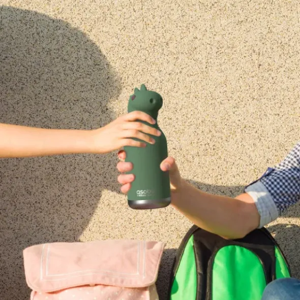 Trinkflasche Bestie Dino 460 ml, Edelstahl doppelwandig