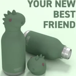 Trinkflasche Bestie Dino 460 ml, Edelstahl doppelwandig