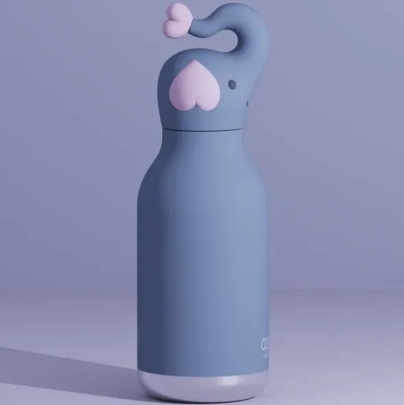 Trinkflasche Bestie Elefant 460 ml, Edelstahl doppelwandig