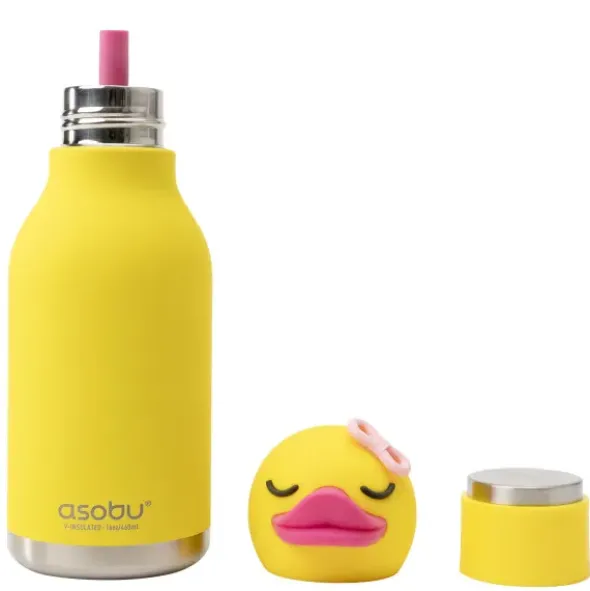 Trinkflasche Bestie Ente 460 ml, Edelstahl doppelwandig