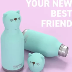 Trinkflasche Bestie Katze 460 ml, Edelstahl doppelwandig