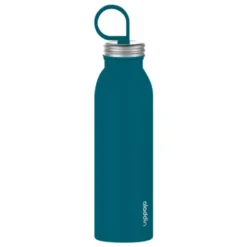 Trinkflasche CHILLED 0,55 l - Edelstahl petrolblau