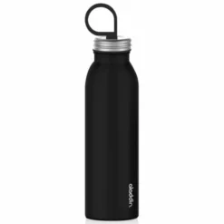 Trinkflasche CHILLED 0,55 l - Edelstahl schwarz