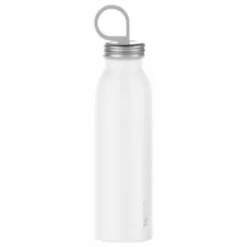 Trinkflasche CHILLED 0,55 l - Edelstahl weiß