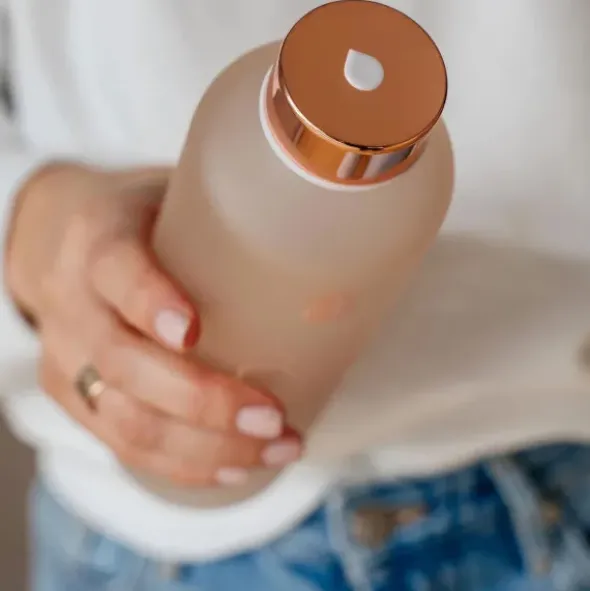 Trinkflasche Glas MISMATCH BLOOM 750 ml