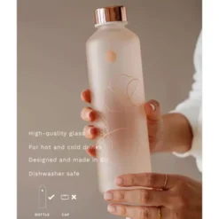 Trinkflasche Glas MISMATCH BLOOM 750 ml