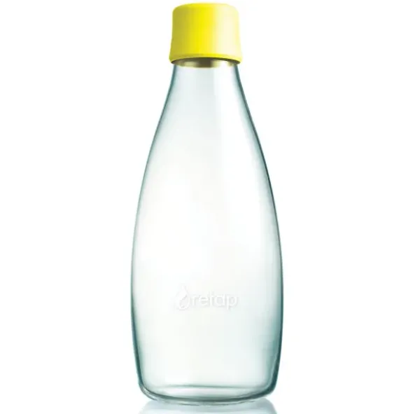 Trinkflasche 0,8 l gelb
