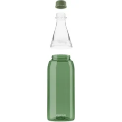 Trinkflasche 0,7 l grün Kunststoff mit Schraubverschluss + 2 Öffnungen