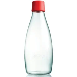 Trinkflasche 0,8 l rot