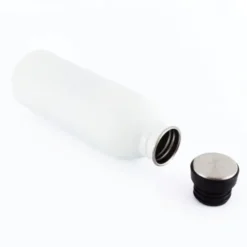 Trinkflasche 0,5 l URBAN aus Edelstahl, weiß