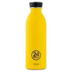 Trinkflasche 0,5 l URBAN aus Edelstahl, gelb