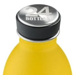 Trinkflasche 0,5 l URBAN aus Edelstahl, gelb