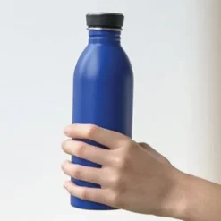 Trinkflasche 0,5 l URBAN aus Edelstahl, dunkelblau