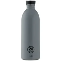 Trinkflasche 0,5 l URBAN aus Edelstahl, grau
