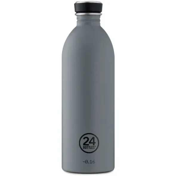 Trinkflasche 0,5 l URBAN aus Edelstahl, grau
