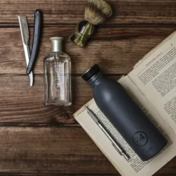 Trinkflasche 0,5 l URBAN aus Edelstahl, grau