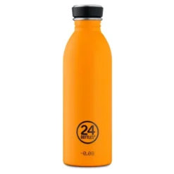 Trinkflasche 0,5 l URBAN aus Edelstahl, orange