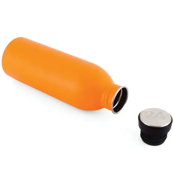 Trinkflasche 0,5 l URBAN aus Edelstahl, orange