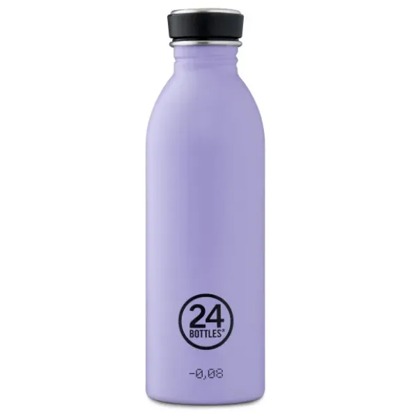 Trinkflasche 0,5 l URBAN aus Edelstahl, lila