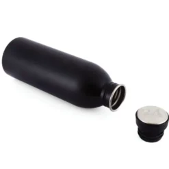 Trinkflasche 0,5 l URBAN aus Edelstahl, schwarz