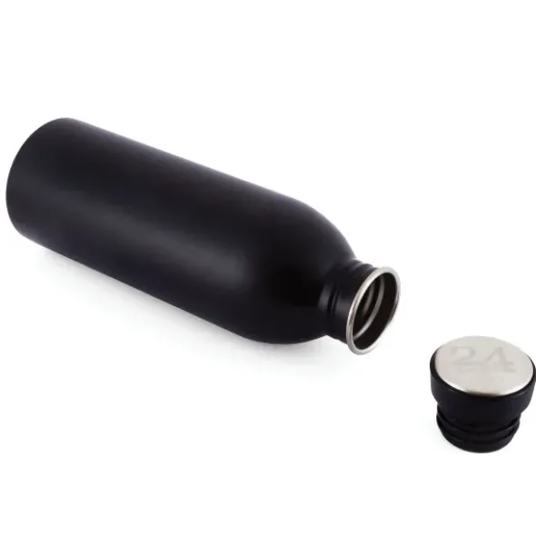 Trinkflasche 0,5 l URBAN aus Edelstahl, schwarz
