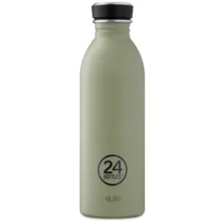 Trinkflasche 0,5 l URBAN aus Edelstahl, olivegrün