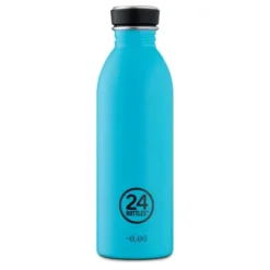 Trinkflasche 0,5 l URBAN aus Edelstahl, hellblau