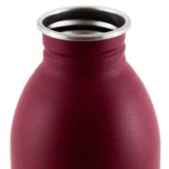 Trinkflasche 0,5 l URBAN aus Edelstahl, dunkelrot