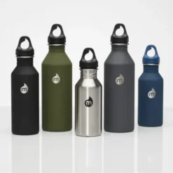 Trinkflasche M8 Edelstahl 750 ml, Enduro weiß