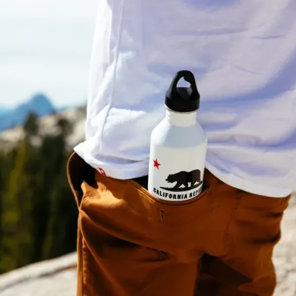 Trinkflasche M5 Enduro 0,5 l Edelstahl, schwarz