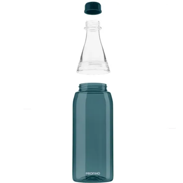 Trinkflasche 700 ml blau Kunststoff mit Schraubverschluss + 2 Öffnungen