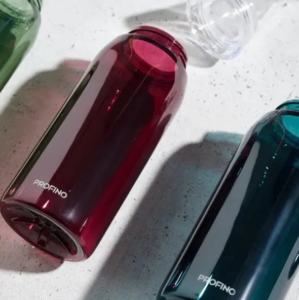 Trinkflasche 700 ml blau Kunststoff mit Schraubverschluss + 2 Öffnungen