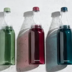 Trinkflasche 700 ml blau Kunststoff mit Schraubverschluss + 2 Öffnungen