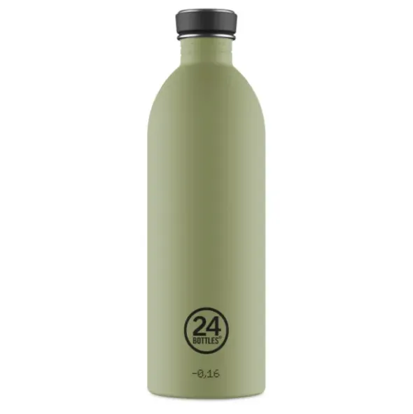 Trinkflasche URBAN 1l Edelstahl, olivegrün