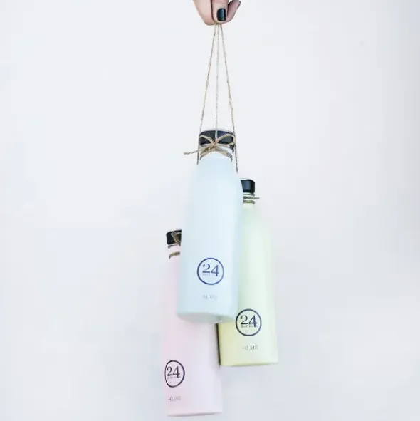 Trinkflasche URBAN 1l Edelstahl, grau