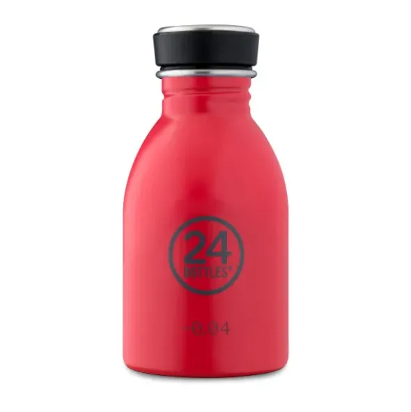 Trinkflasche URBAN 0,25 l Edelstahl, hot red
