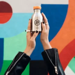 Trinkflasche URBAN 0,25 l - Edelstahl, petrolblau