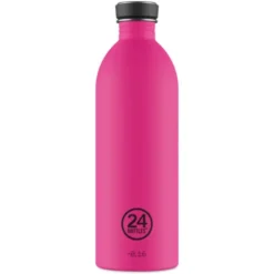Trinkflasche URBAN 1l Edelstahl, pink