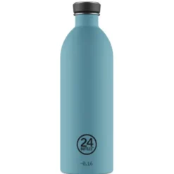 Trinkflasche URBAN 1l Edelstahl, graublau