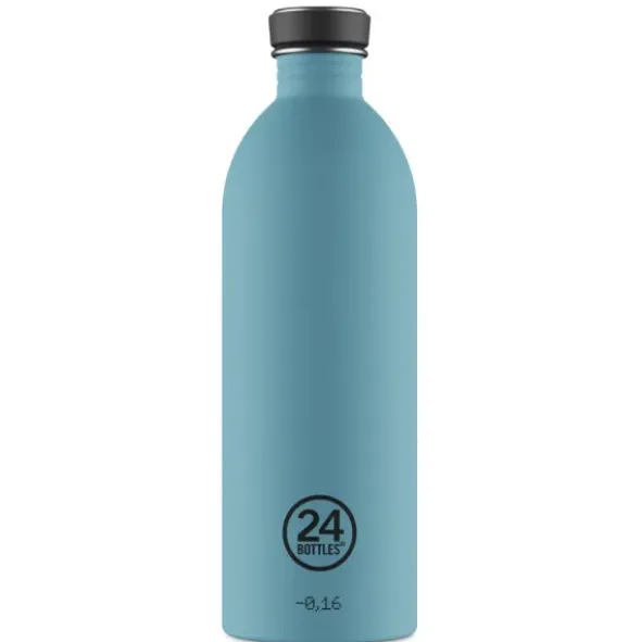 Trinkflasche URBAN 1l Edelstahl, graublau