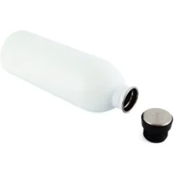 Trinkflasche URBAN 1l Edelstahl, weiß