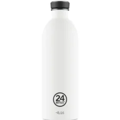 Trinkflasche URBAN 1l Edelstahl, weiß