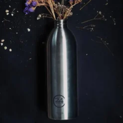 Trinkflasche URBAN 1l Edelstahl, steel