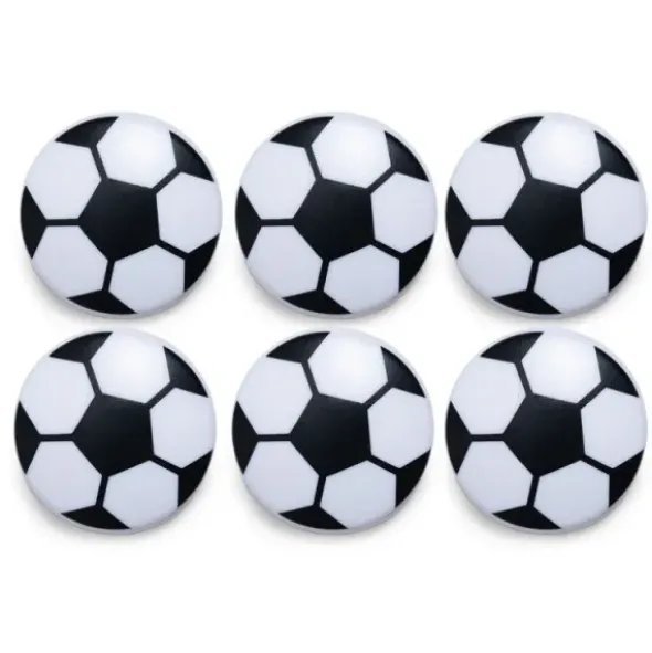 Tütenclips Fußball – Verschlussklammern 6er-Set aus Kunststoff