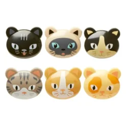 Tütenclips Tierklammern CAT 6er-Set