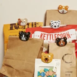 Tütenclips Tierklammern DOGGIE 6er-Set