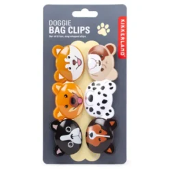 Tütenclips Tierklammern DOGGIE 6er-Set